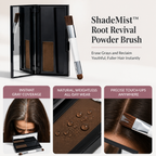 ShadeMist™ Root Revival Powder Brush — Erase Grays and Reclaim Youthful, Fuller Hair Instantly