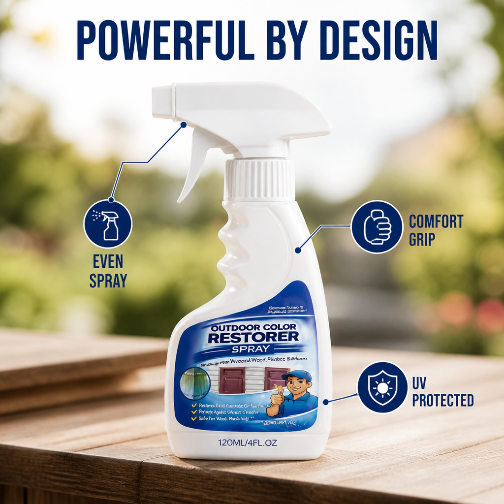 TimberLuxe™ Wood Radiance Spray — Bring Dull, Weathered Wood Back to Stunning, Sun-Protected Life