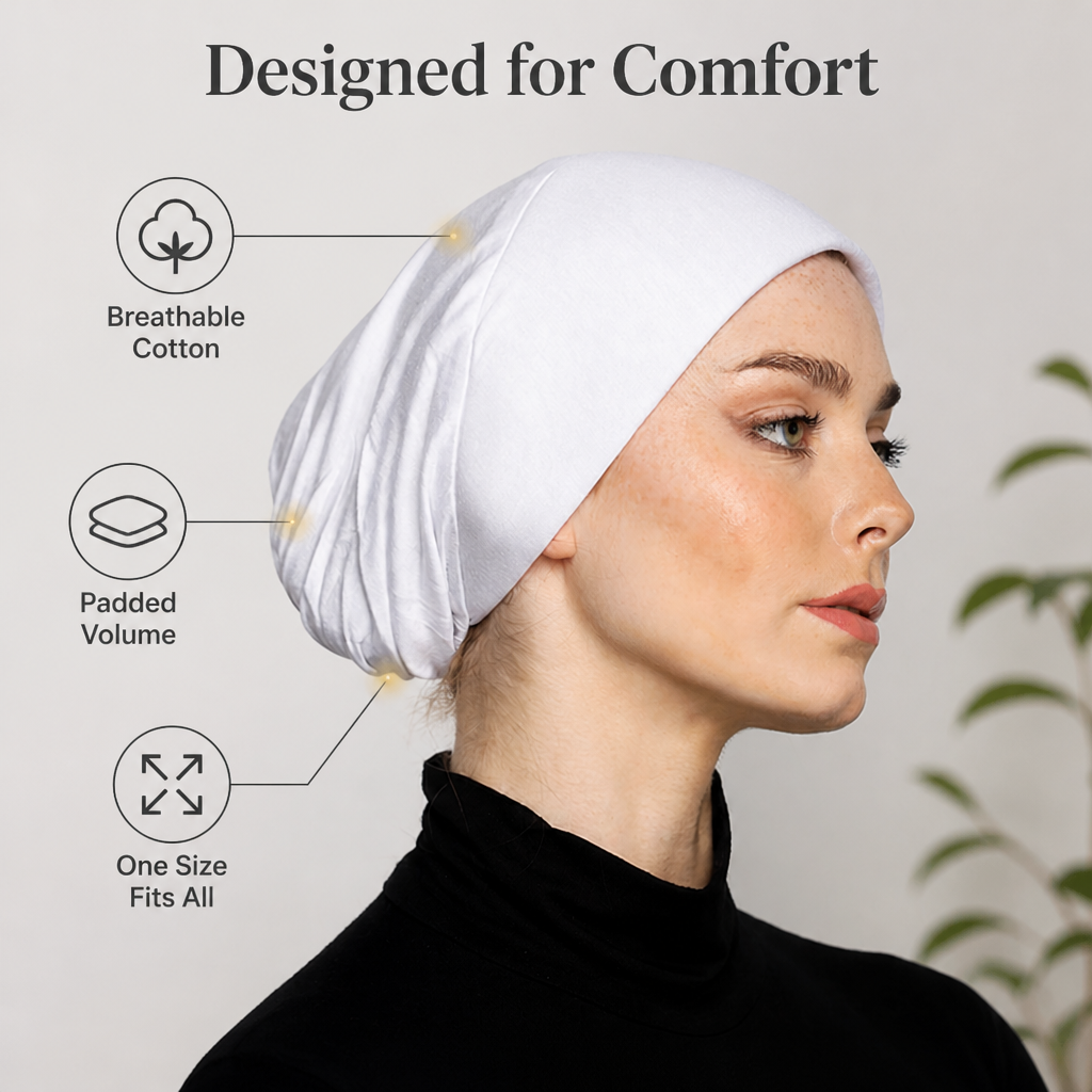 LumaSilk™ Padded Cotton Turban — Feel Fresh, Lifted, and Unstoppably Confident Every Day