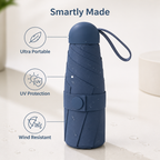 LumaShade™ Mini Travel Umbrella — Your Pocket-Sized Shield Against Sun, Rain, and Wind