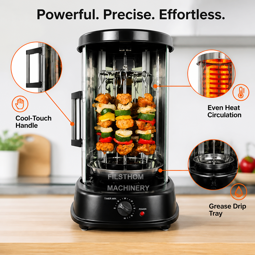 BlazeRoast™ — Unlock Juicy, Perfect Rotisserie Meals Without Any Mess or Stress
