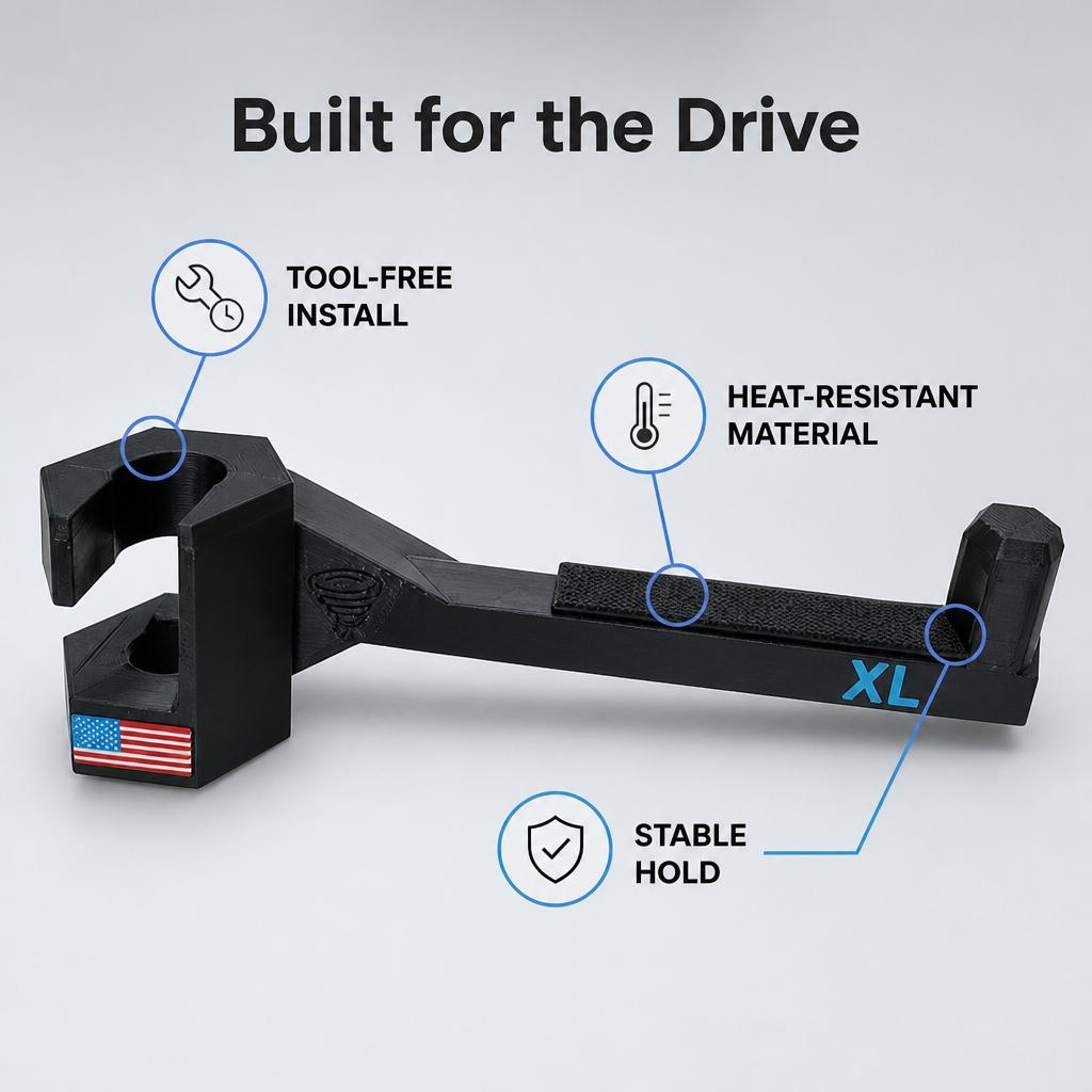 BowReach™ — Keep Your Bow Secure and Within Easy Reach on Every Drive
