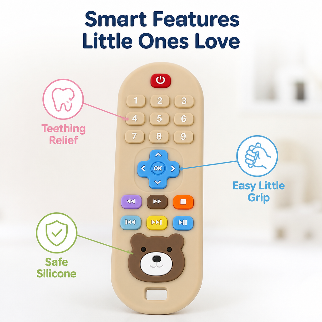 ChewJoy Remote™ — Turn Teething Tears Into Happy, Playful Smiles