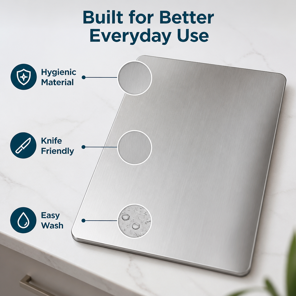 SteelGuard™ — Effortless Cleanliness and Rock-Solid Safety for Your Kitchen Every Day