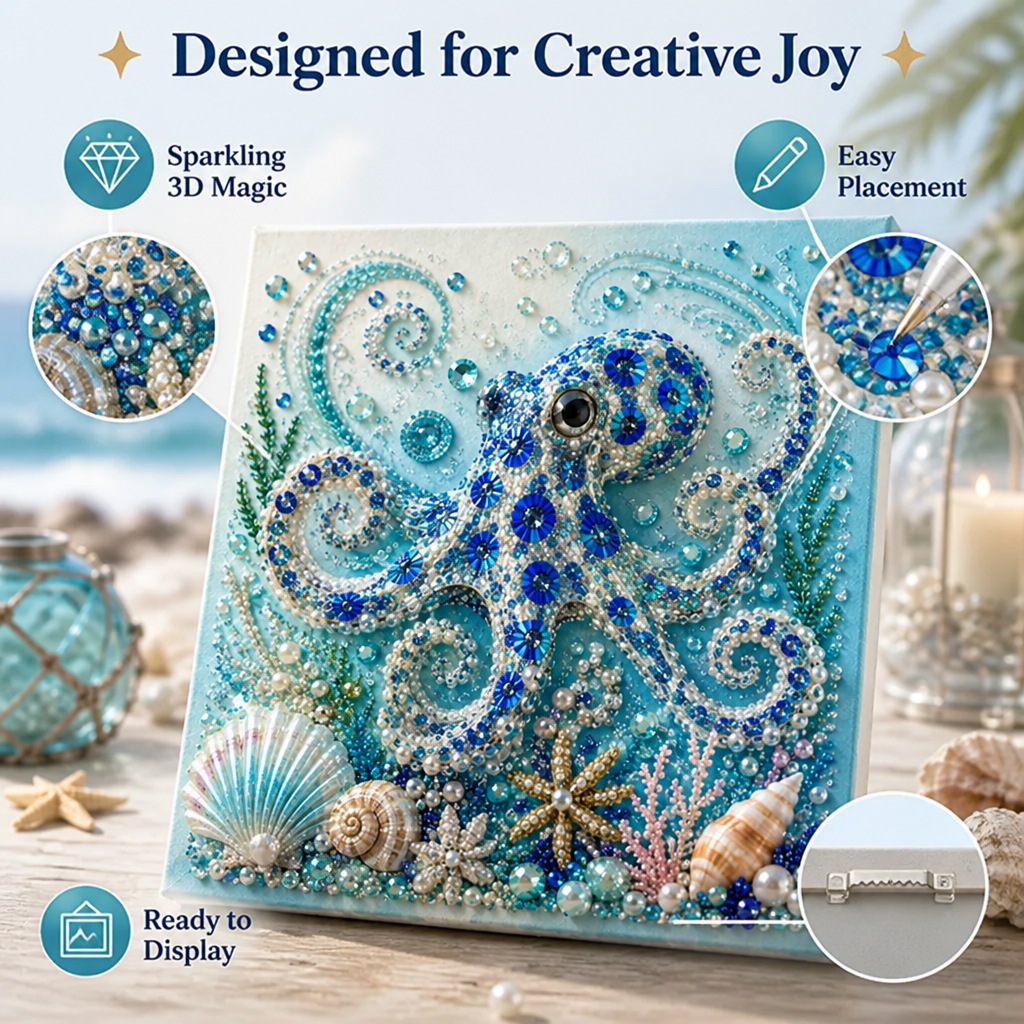 PearlTide™ — Unwind as you create sparkling coastal art that’s unmistakably yours