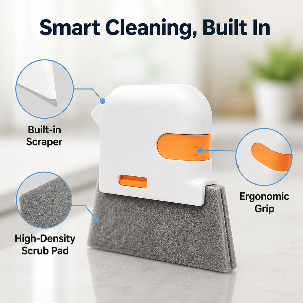 VersaScrub™ — Outsmart Stubborn Grime and Reveal Spotless Surfaces Effortlessly