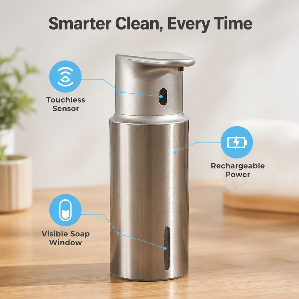 AquaMist™ — Hands-Free Cleanliness That Keeps Germs Far Away Every Time