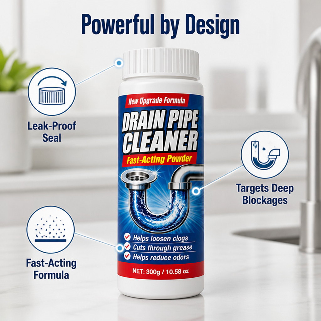 FlowMist™ — Instantly Clear Drains with Fresh, Uplifting Scents