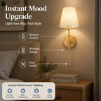 LumiVibe™ Wireless Wall Lamp Sconce — Transform Your Space Into a Cozy, Luxe Retreat Instantly