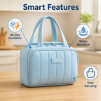 ThermaCarry™ Lunch Tote — Keep Every Bite Fresh, Hot, or Cold All Day Long