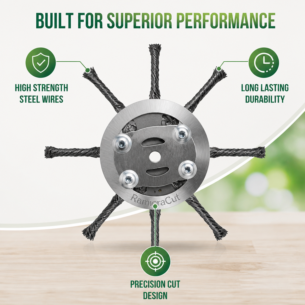 RamoraCut™ Replacement Heads — Cut Through Tough Grass Effortlessly and Own Your Perfect Lawn