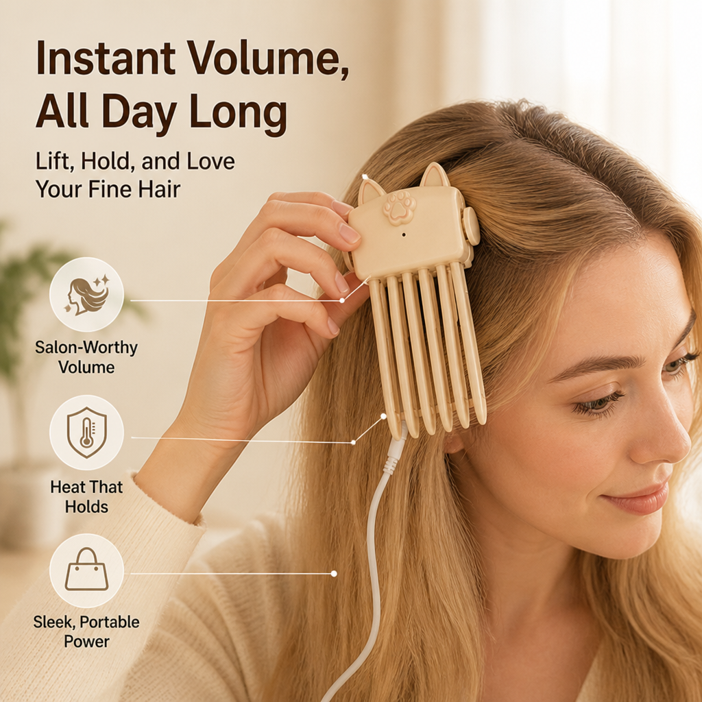 VoluSculpt™ — Unlock Effortless, All-Day Volume That Breathes Life Into Fine Hair