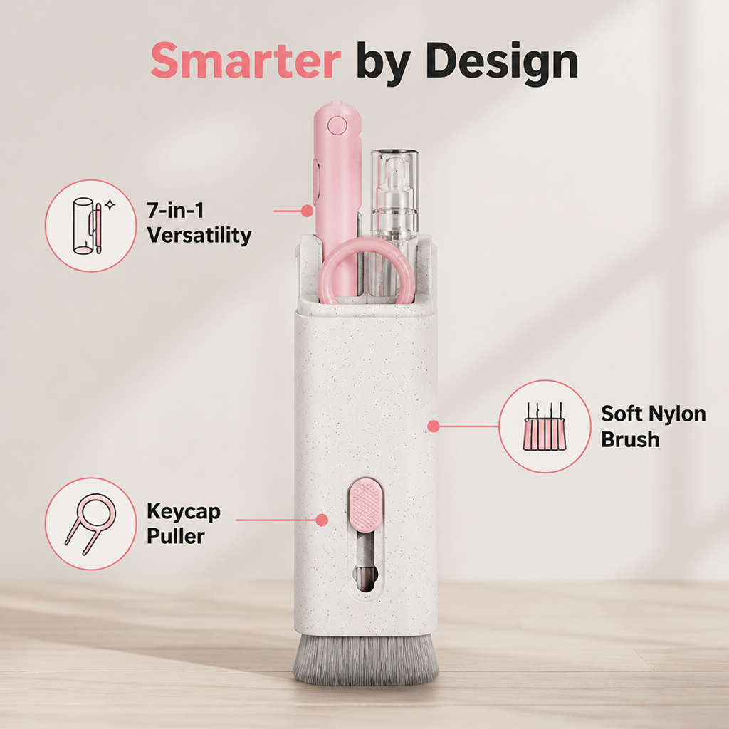 SwiftSweep™ Precision Cleaning Pen — Pocket Power to Make Your Tech Sparkle Like New
