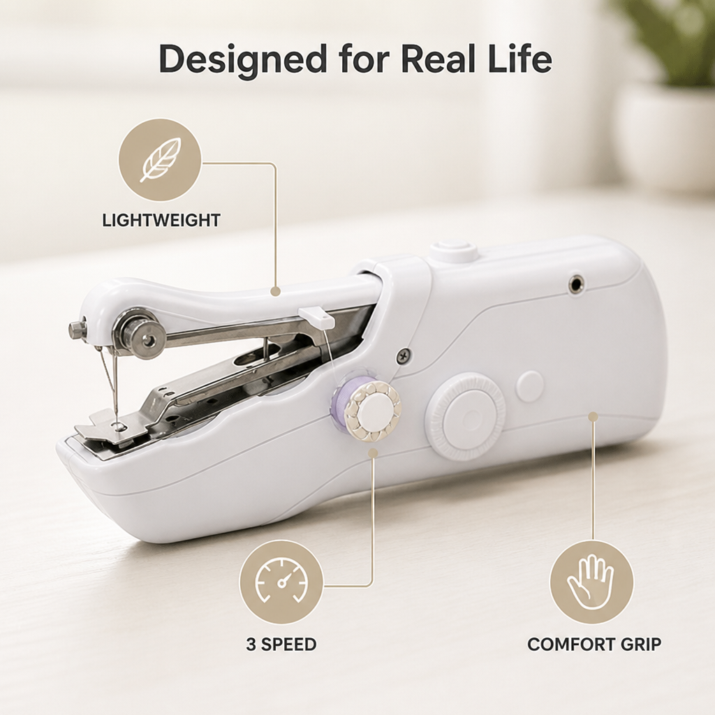 SwiftStitch™ — Sew Anywhere, Create Anything, Master Every Fabric with Ease