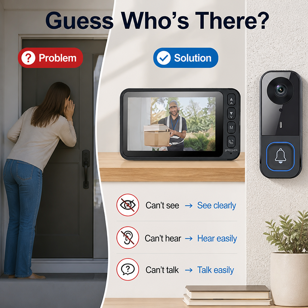 EntryEase™ — See Who’s There and Answer the Door on Your Terms