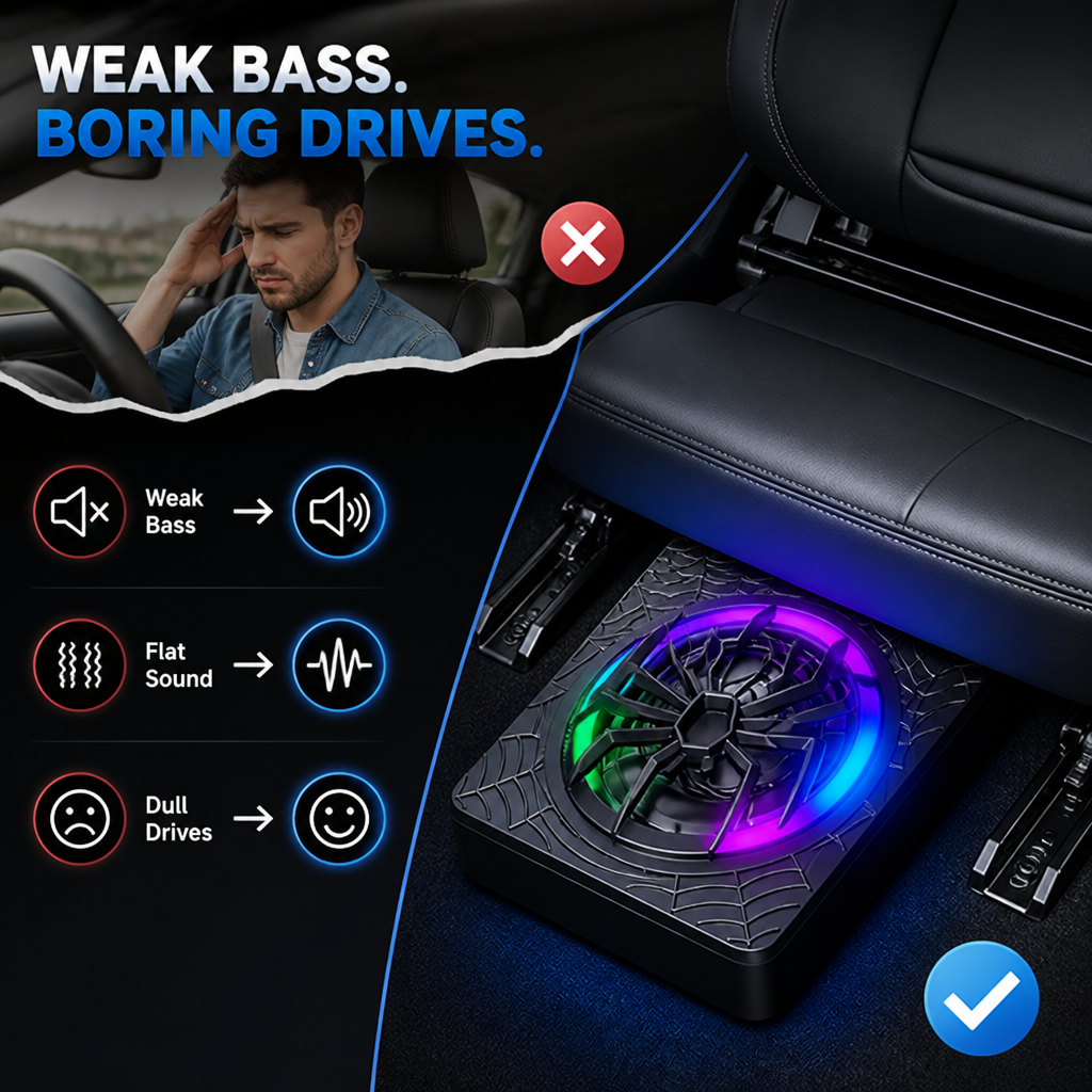 ThunderPulse™ 10-inch Subwoofer — Unleash Heart-Stopping Bass That Transforms Every Drive