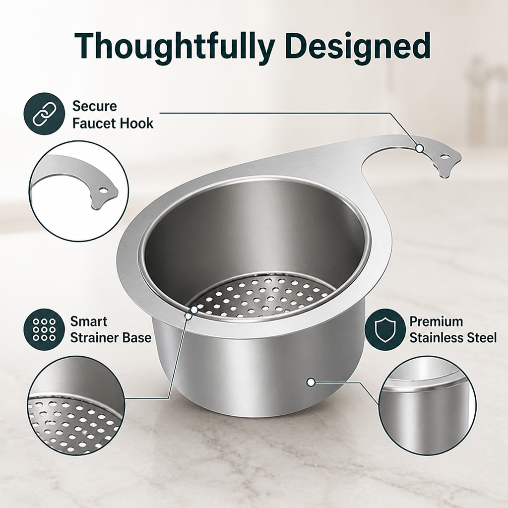 AquaGuard™ — Effortless Sink Control That Keeps Your Kitchen Spotless and Stress-Free