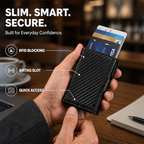 LightningGuard™ Slim RFID Wallet — Carry Confidence with Invisible Security and Effortless Access