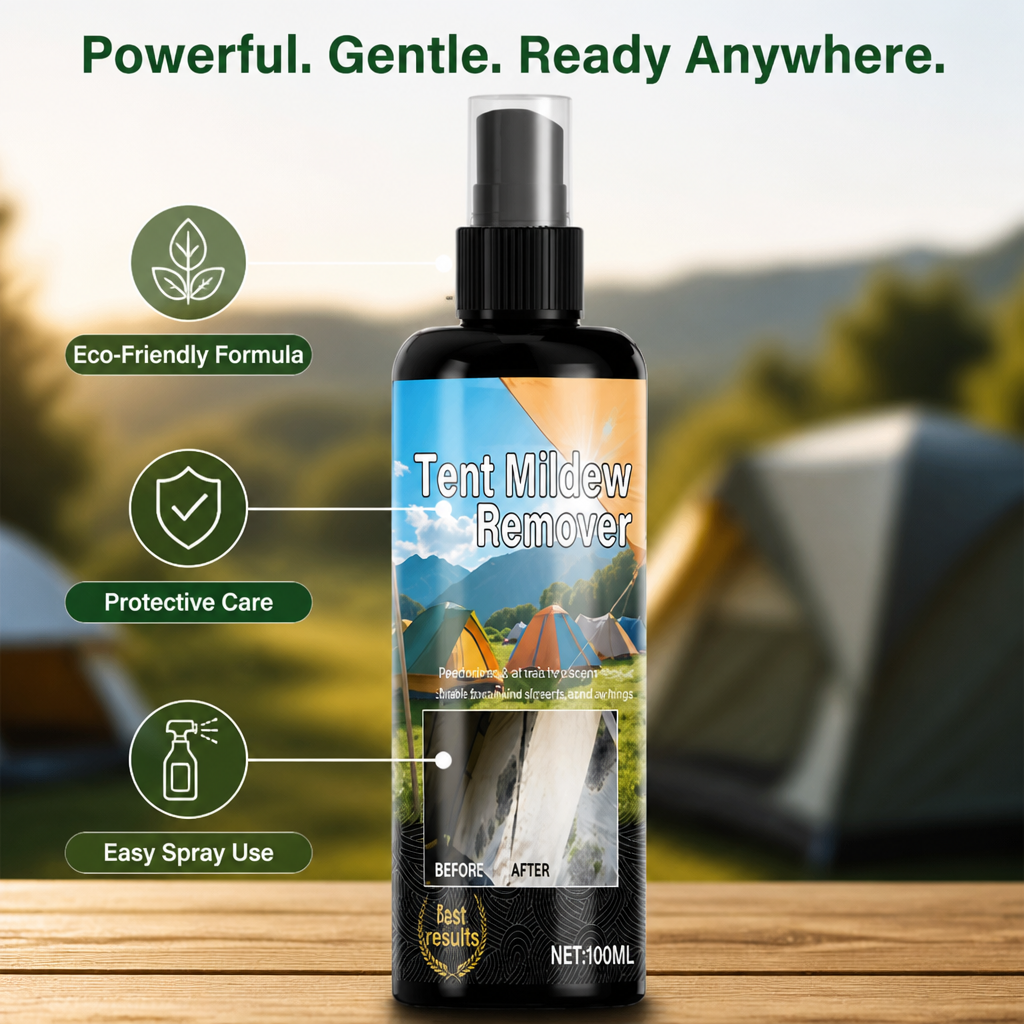 EcoShield™ Mildew Cleaner — Instantly Revive Your Gear and Keep It Protected for Every Adventure