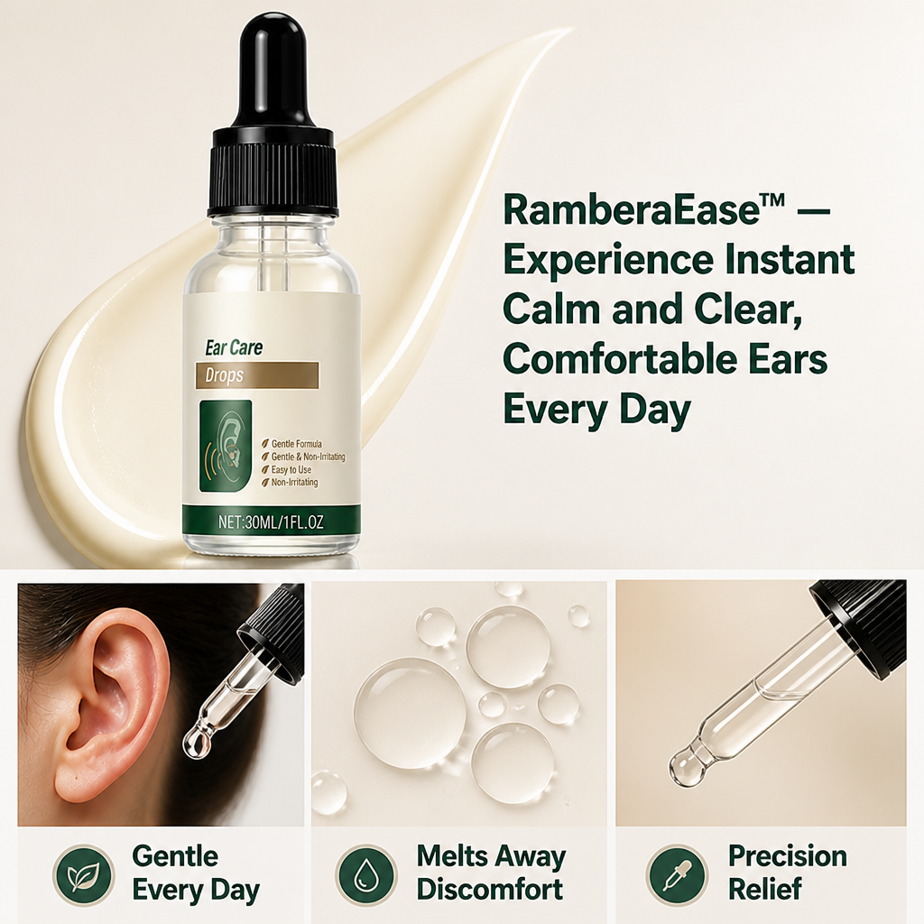 RamberaEase™ — Experience Instant Calm and Clear, Comfortable Ears Every Day