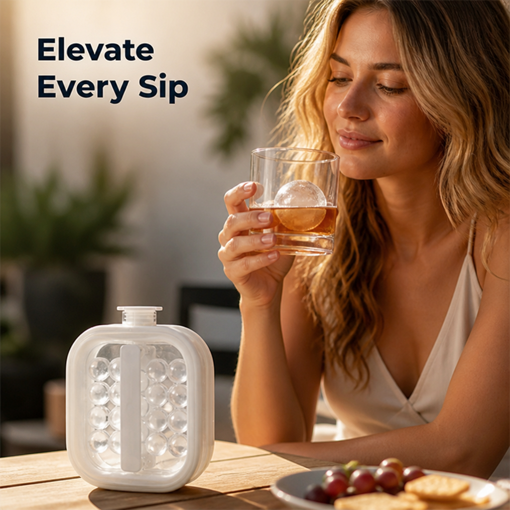 SphereChill™ — Effortless, Perfect Ice Spheres That Elevate Every Sip