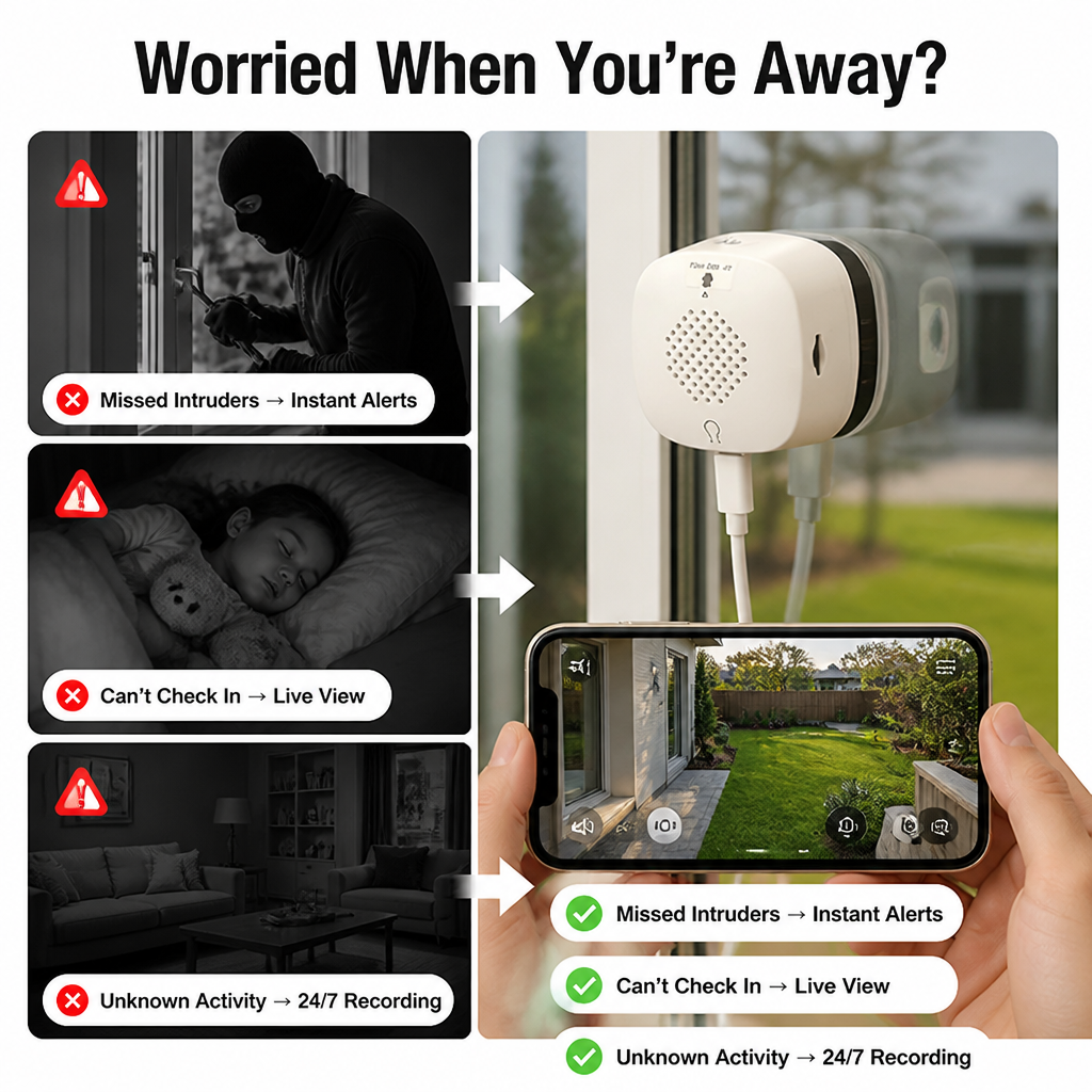 Magnetic Window Camera™ — Instantly See and Protect What Matters Most, Day and Night