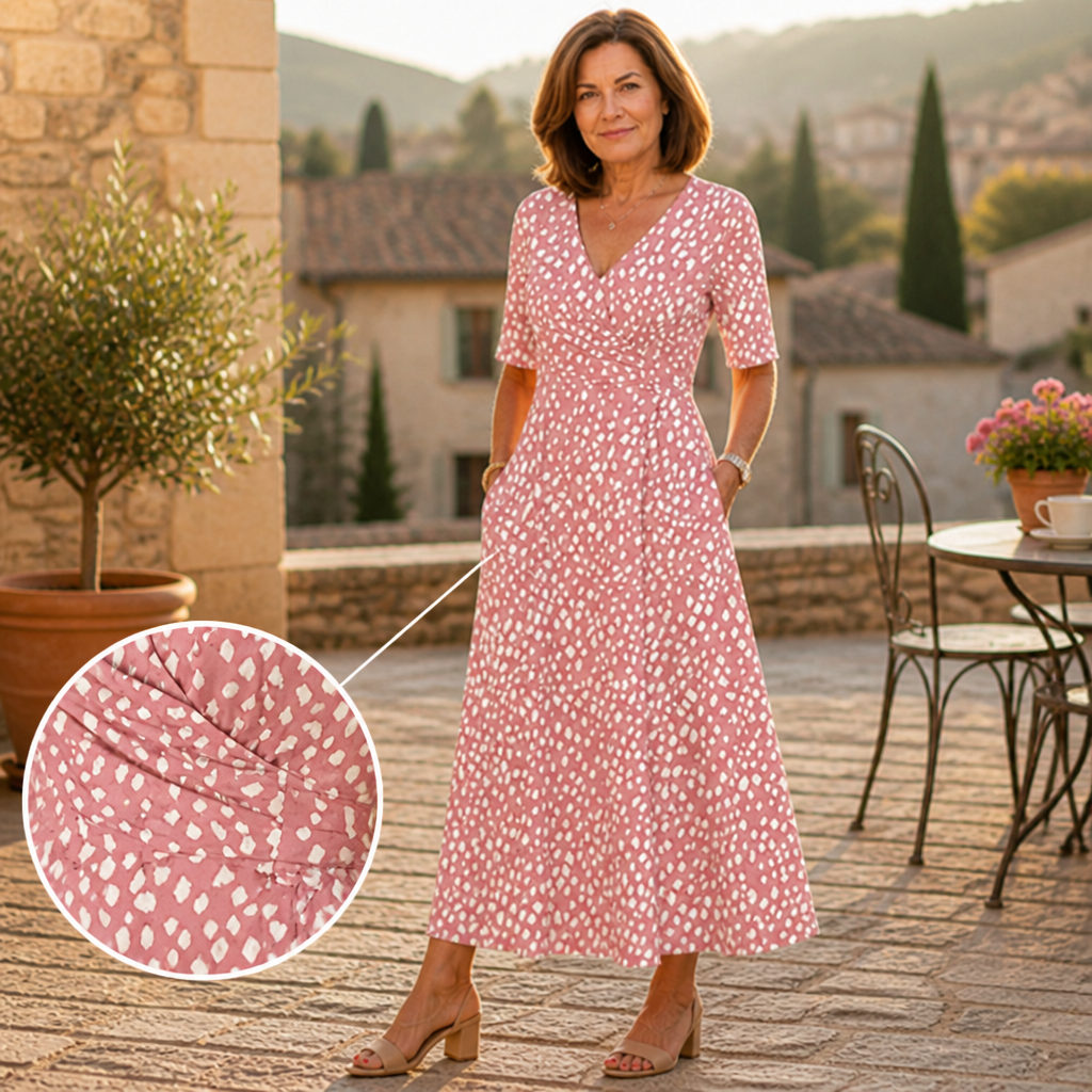 LunaVera™ Polka Dot Midi Dress — Effortless Elegance That Hides Flaws and Boosts Your Confidence