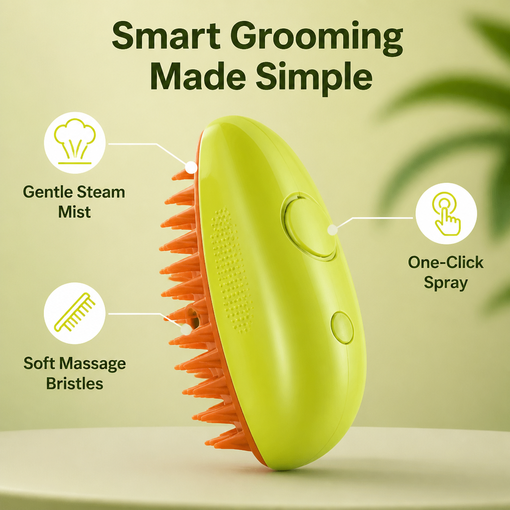 WhiskerWave™ — Turn Grooming Into Your Cat’s Favorite Moment of Calm and Shine