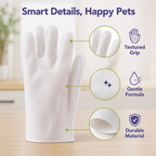 Groomiva™ Waterless Grooming Gloves — Keep Your Pet Fresh, Soft, and Stress-Free Every Day (6pcs)