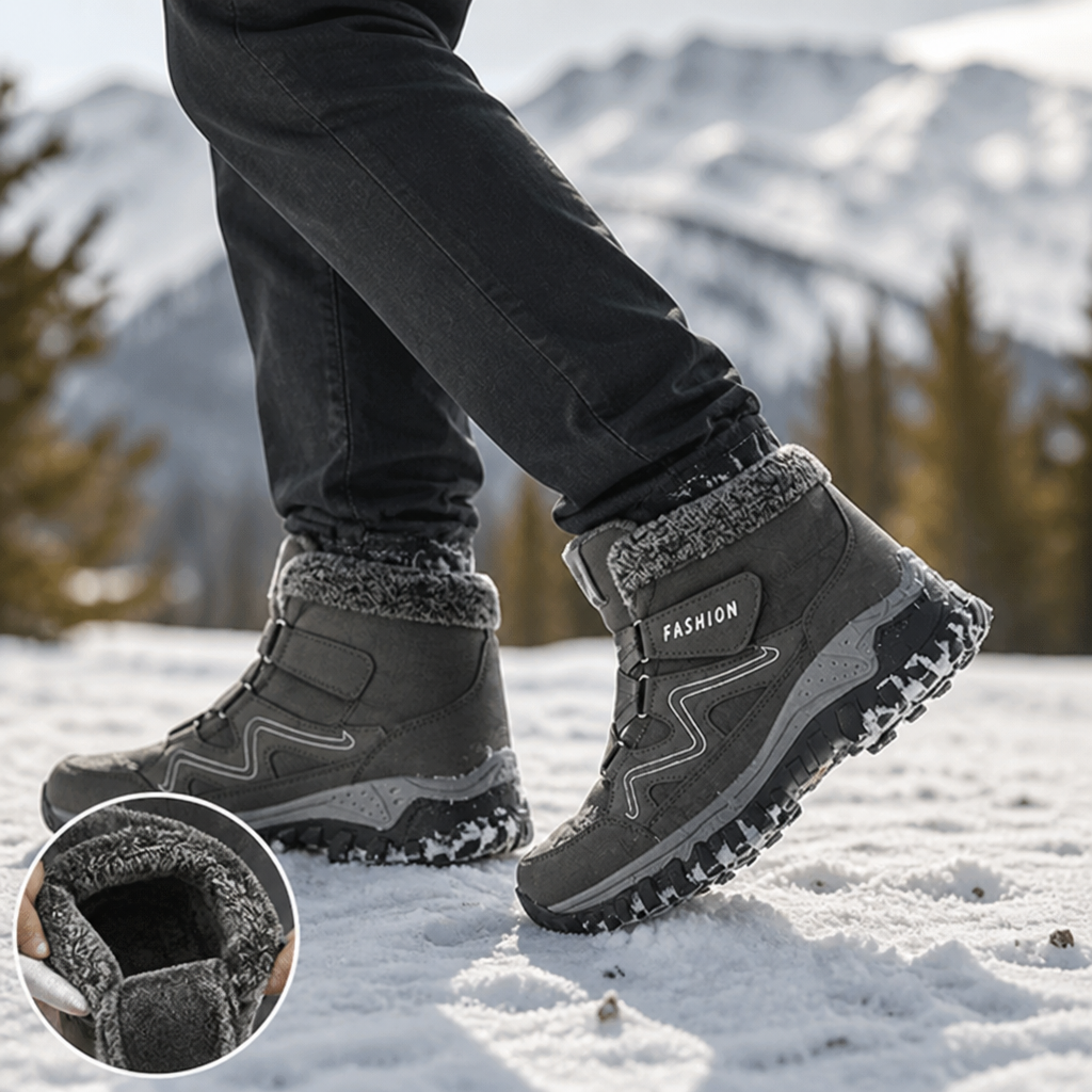 GlacierStride™ — Command Winter with Unmatched Warmth and Effortless Style