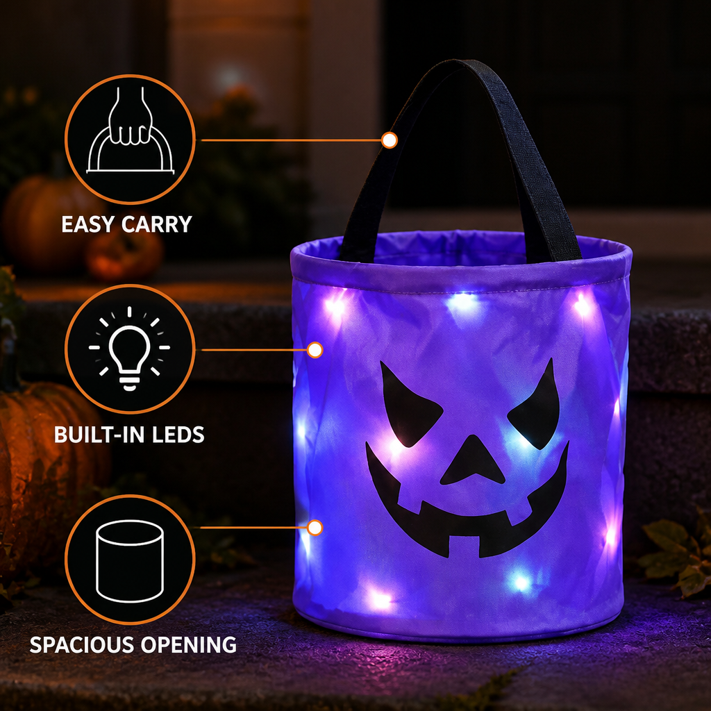 BrightBoo™ — Light Up Every Halloween Haunt with Safety and Space to Spare