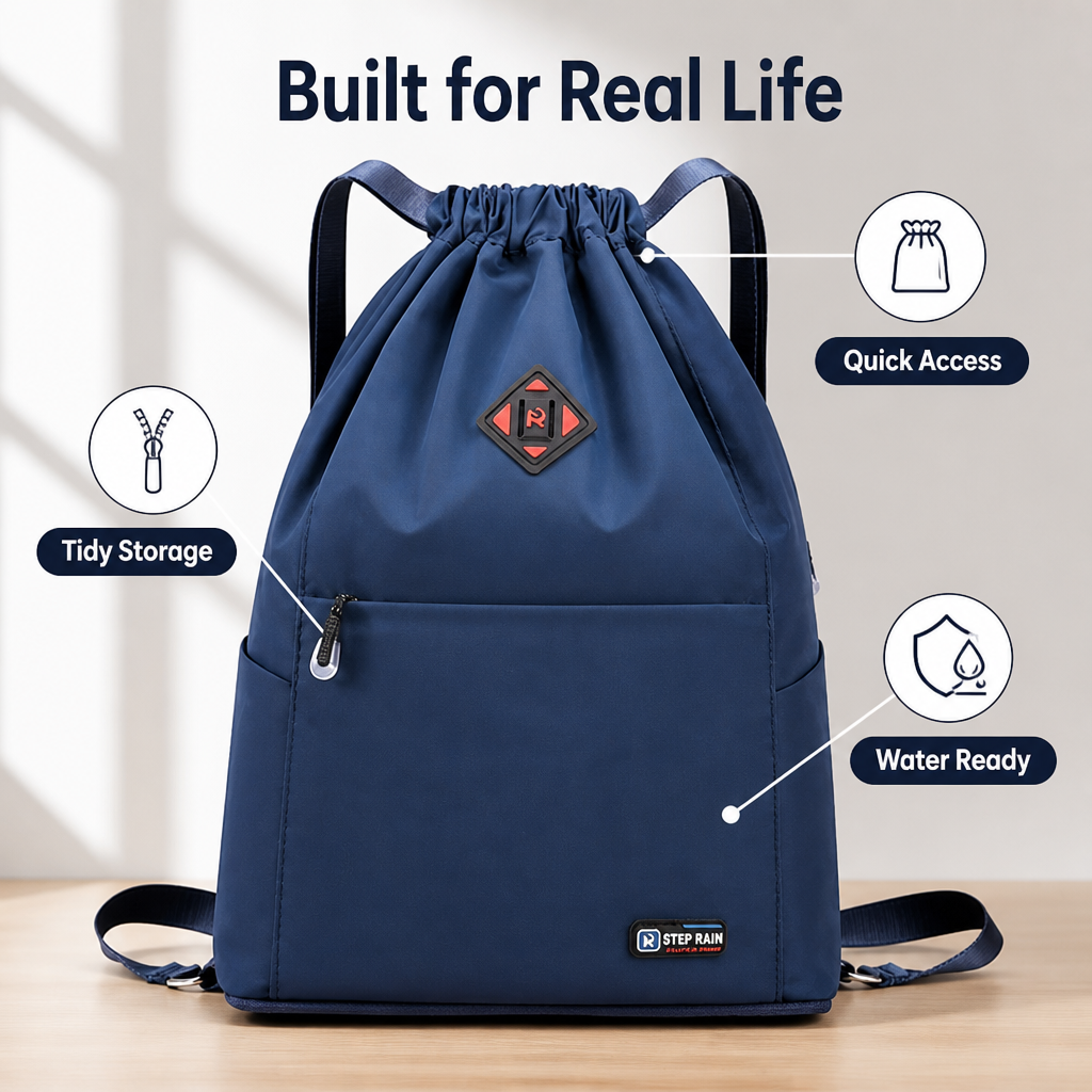 VeroStride™ Drawstring Backpack — Carry More, Conquer More, Worry Less