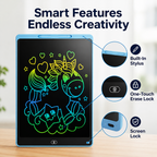 BrillioSlate™ Jumbo 20" Multi-Color LCD Writing Board — Unlock Endless Creativity with Every Colorful Stroke