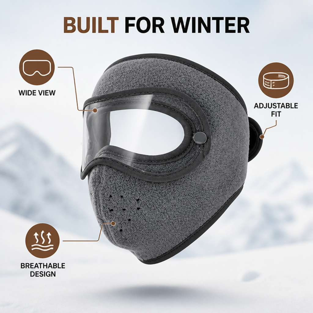 FrostComfort™ — Keep the cold off your face and enjoy every winter adventure