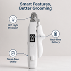 PawLuxe™ 2-in-1 LED Nail Clipper & Grinder — Calm, Confident Grooming Without the Fear or Mess