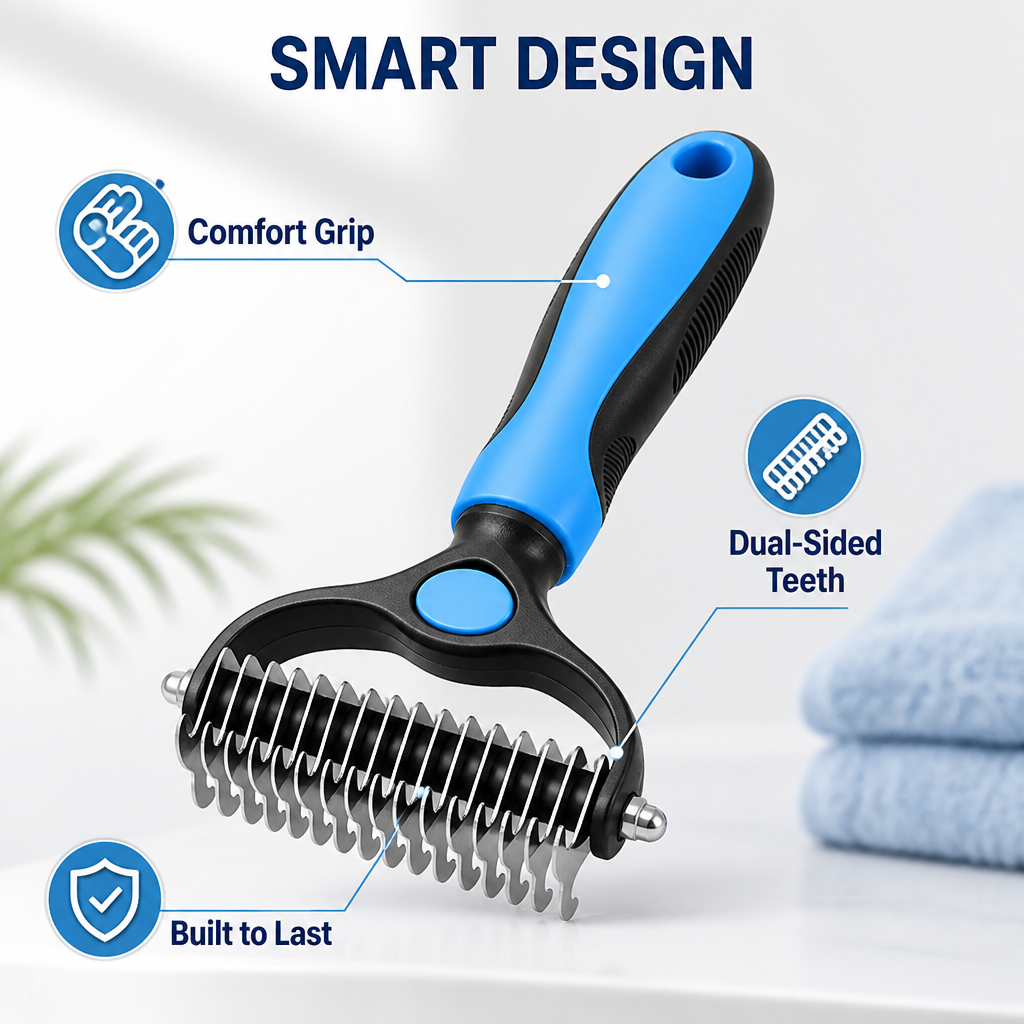 FurEase™ Pro Groomer — Calm Your Pet, Crush Shedding, and Enjoy Fur-Free Bliss