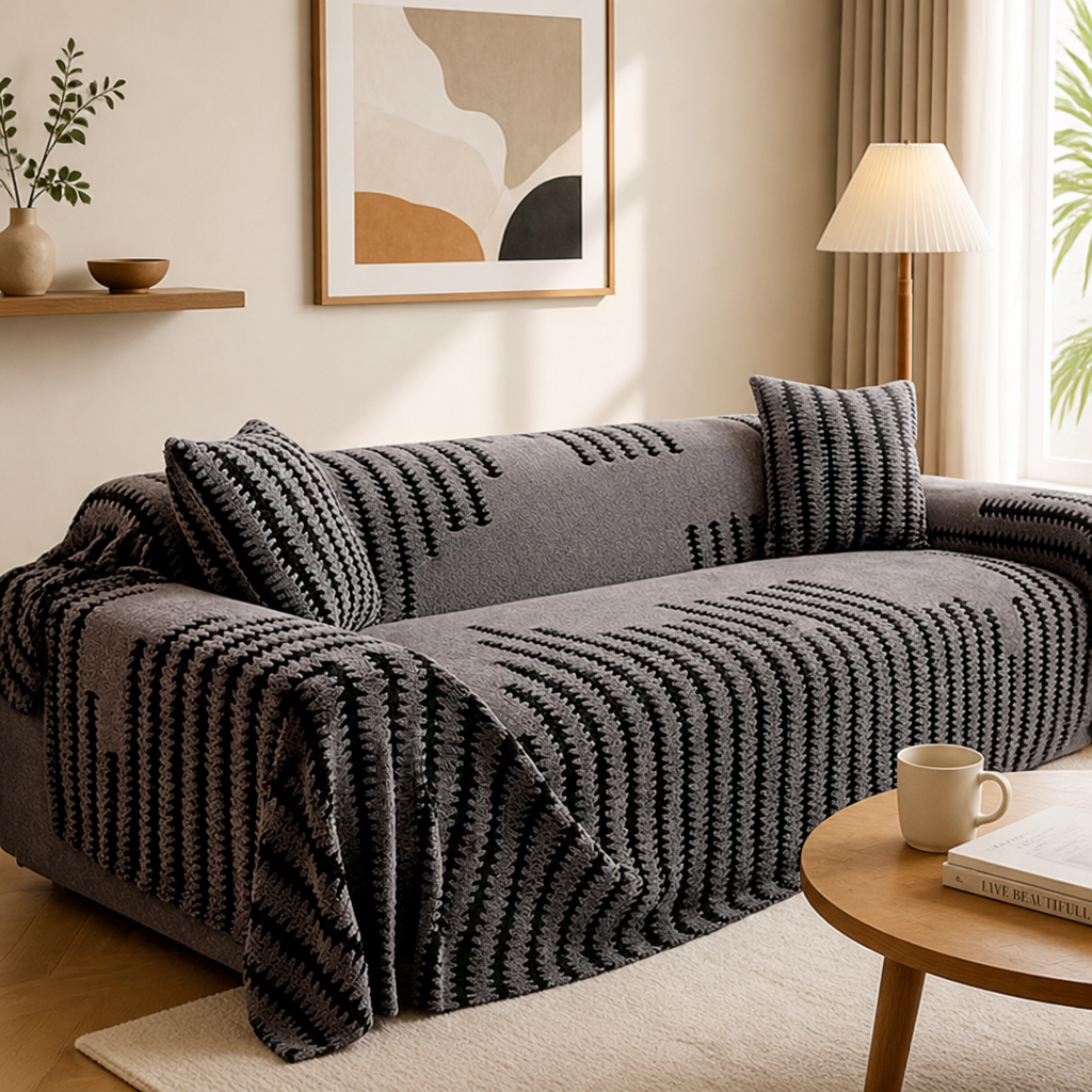 VeluraNest™ — Wrap Your Sofa in Unshakable Softness and Cozy Luxury