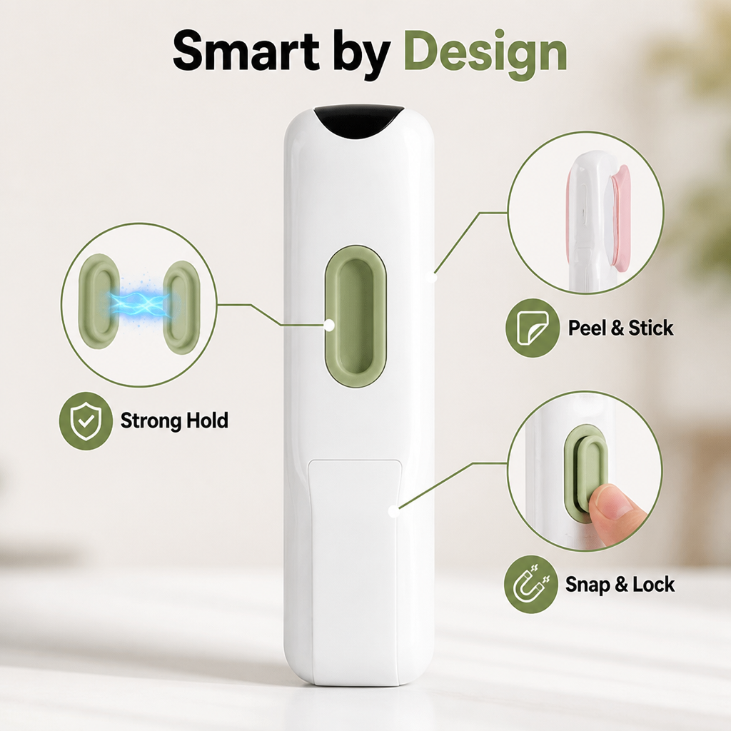 Holdvexa™ — Lock Your Space in Perfect Order Without Drills or Damage