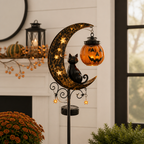 MoonlitMyst™ Solar Pumpkin Stake Light — Turn Your Yard into a Cozy, Magical Halloween Glow That Everyone Remembers