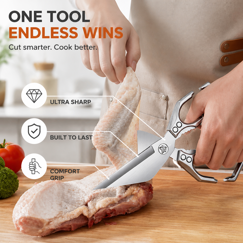 BladeCraft™ — Effortless Precision That Turns Kitchen Chaos into Confidence