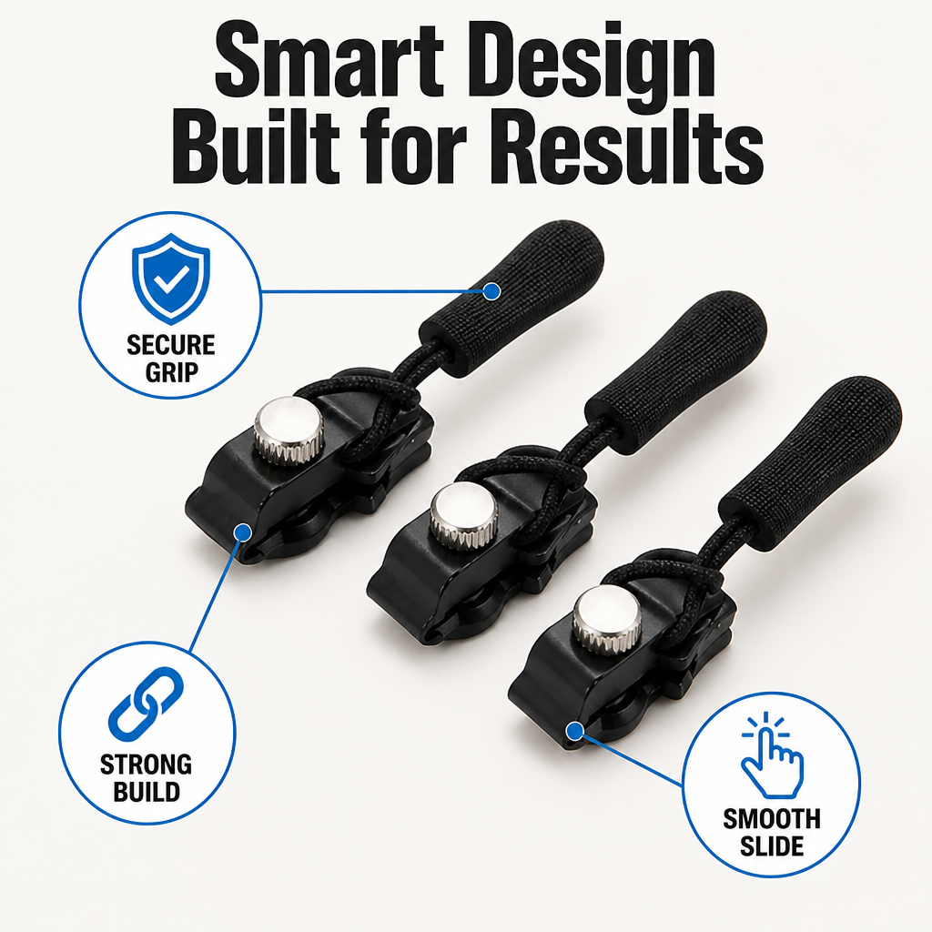 ZipRevive™ — Get your favorite gear zipping smoothly again—without sewing!
