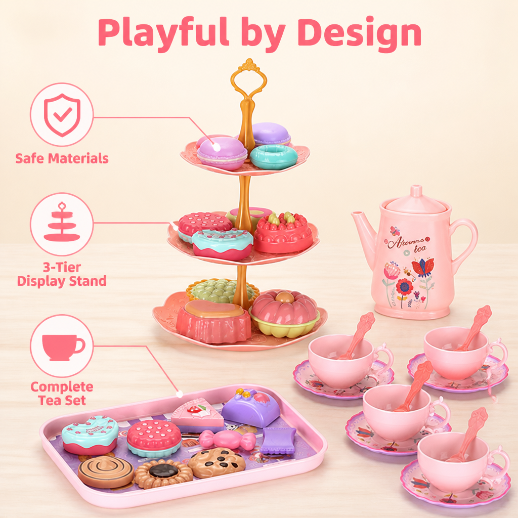 EnchantaPlay™ Tea Set — Unlock a World of Imagination and Confident Play Every Day