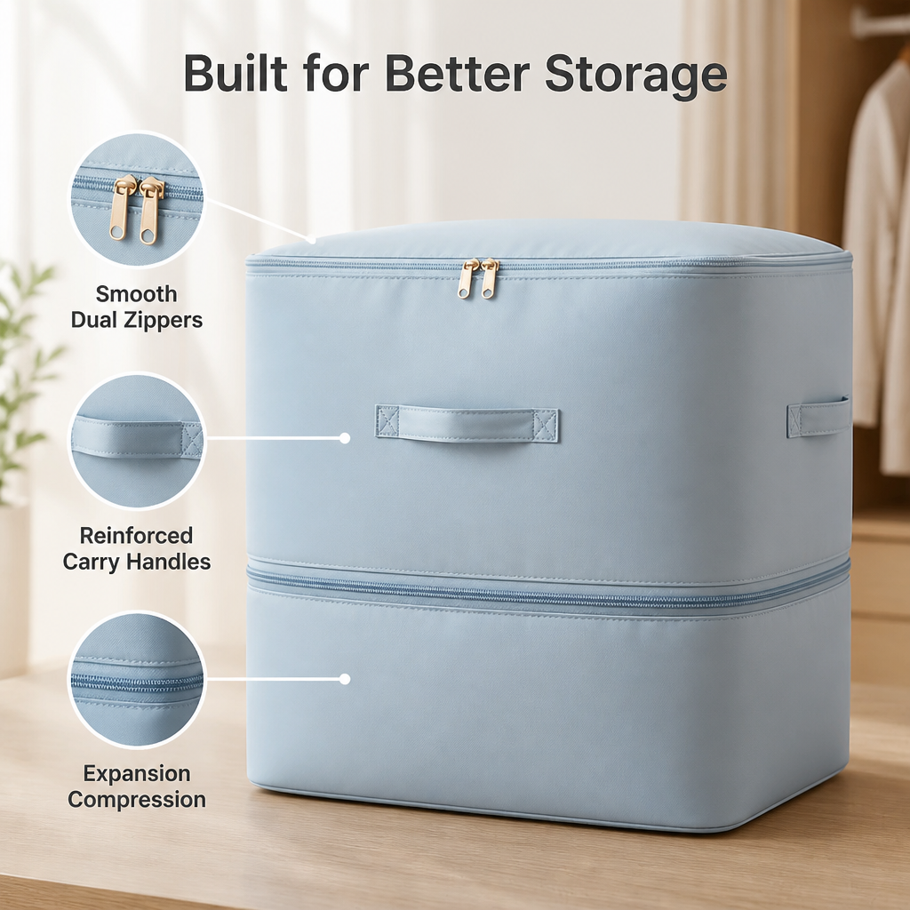 VastPress™ — Crush Clutter Instantly and Reclaim Your Space with Effortless Zip Compression