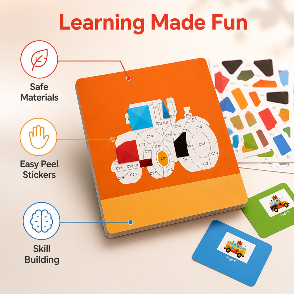 Craftiva™ — Ignite Your Child’s Confidence and Creativity with Every Mess-Free Sticker Adventure