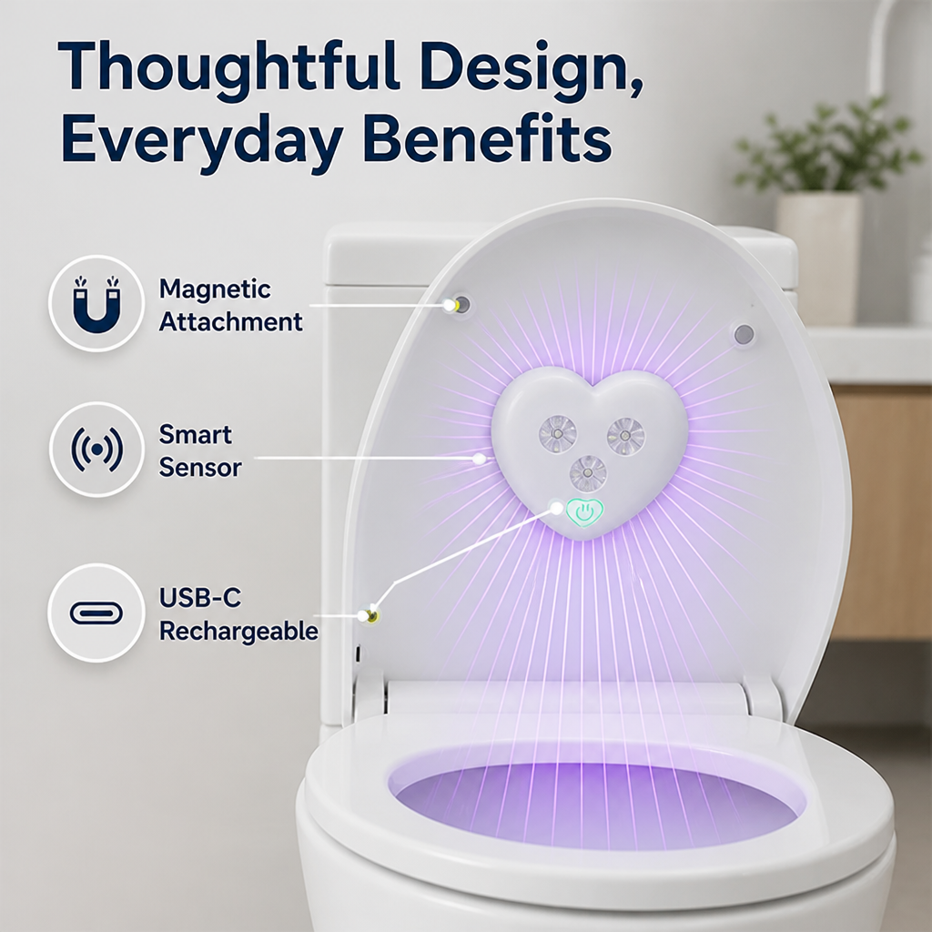 SanitiLume™ — Feel more at ease with hands-free freshness built into your routine