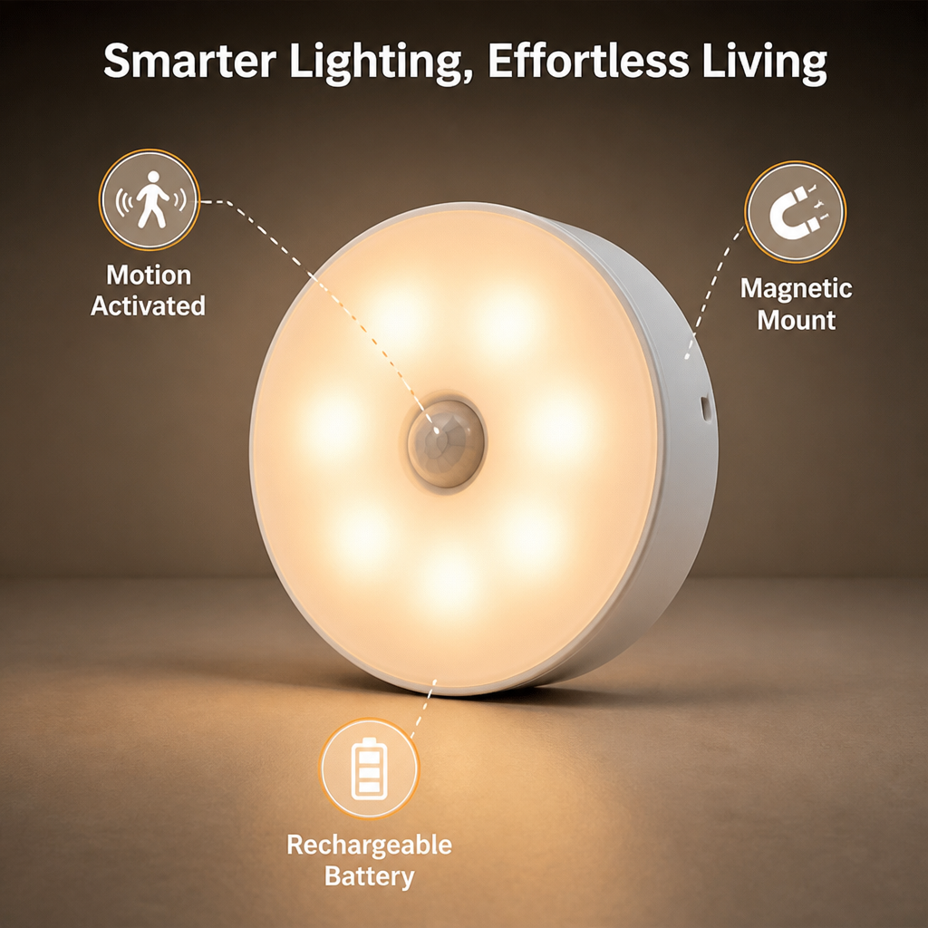 LuminaSure™ — Step Into Instant Warmth and Safety, No Hands Needed