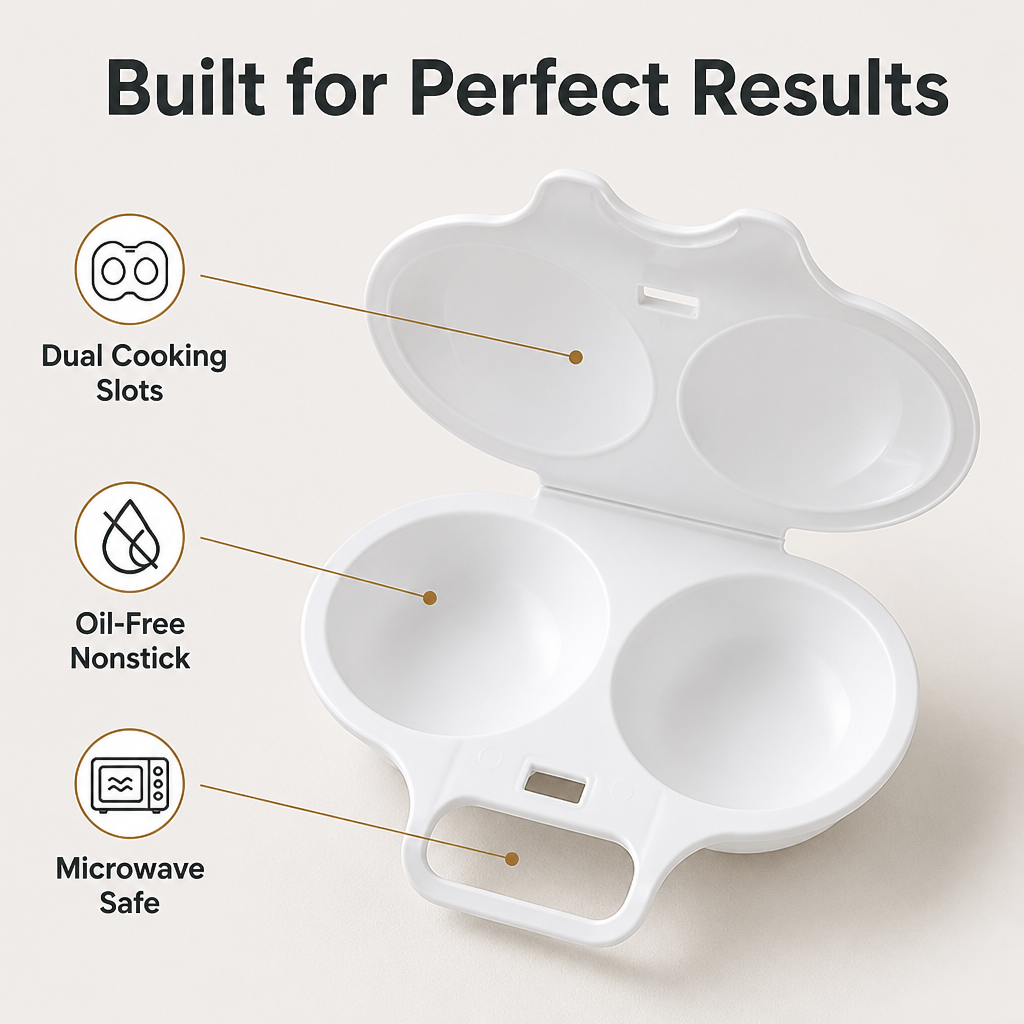 SwiftEgg™ — Perfectly Poached Eggs in Minutes to Power Your Day