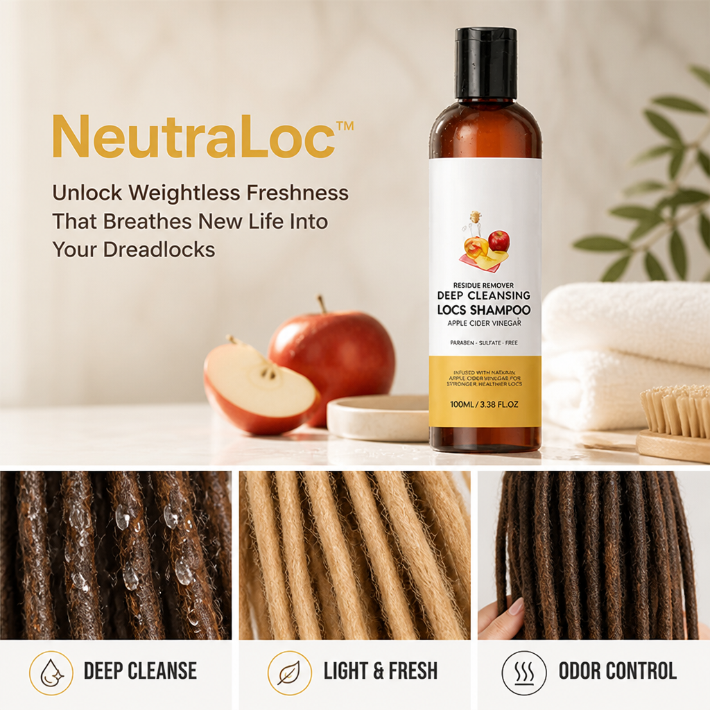 NeutraLoc™ — Unlock Weightless Freshness That Breathes New Life Into Your Dreadlocks
