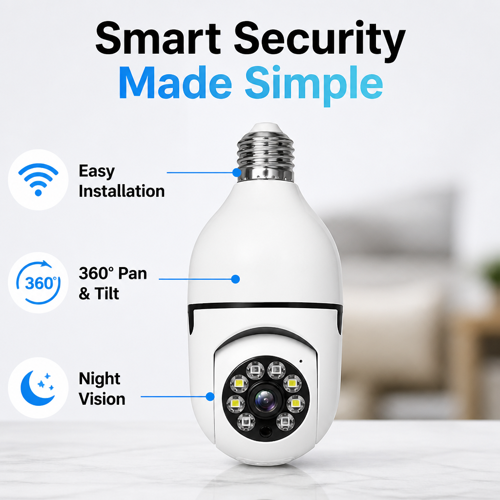 RamoraView™ — Effortless 360° Home Security That Puts You in Control Night and Day