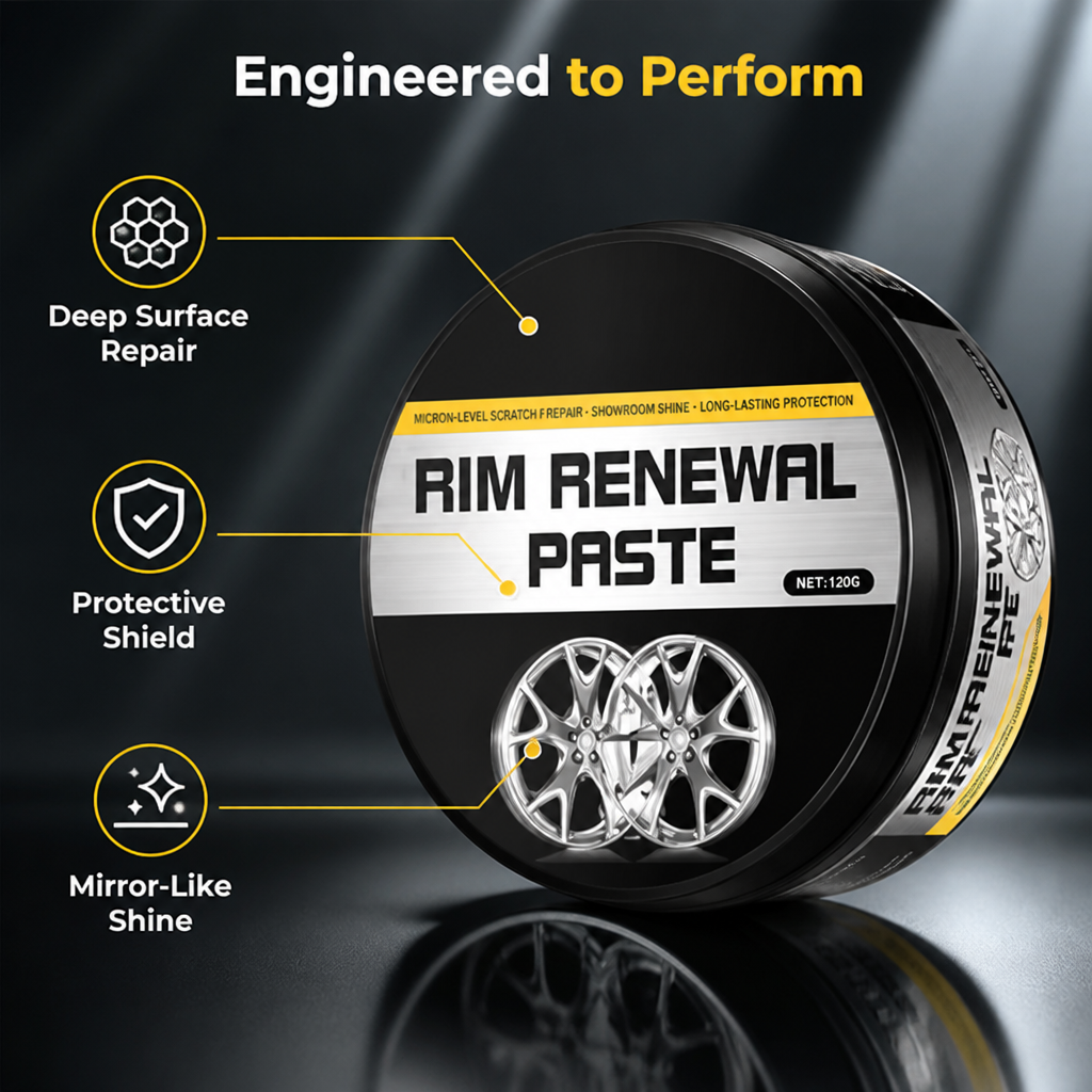 RevitaShine™ Wheel Paste — Instantly Erase Scratches and Lock in Showroom Shine for Miles